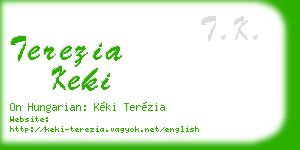 terezia keki business card